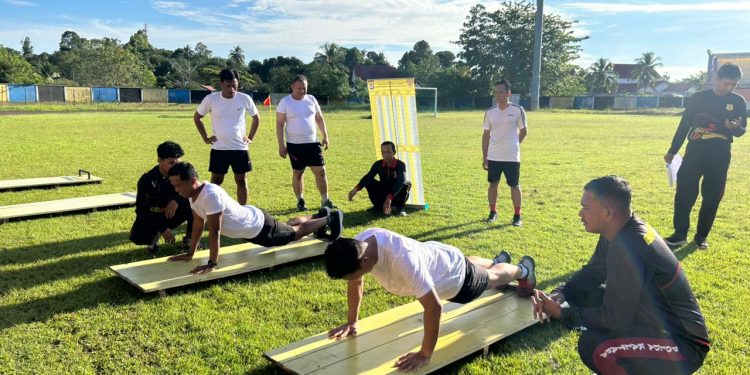 Polda Kaltara laksanakan Tes Kemampuan Jasmani Seleksi SIP Angkatan ke-55 dan 56 Tahun Anggaran 2026