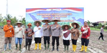 Polda Kaltara Tanam Jagung Serentak di 6 Wilayah, Capai Luas 9,55 Ha di Kuartal I 2026